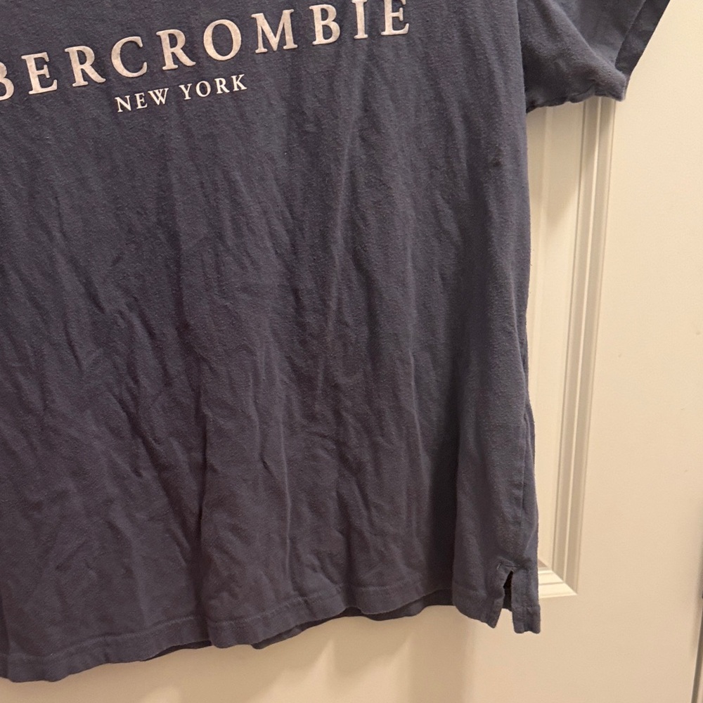 Abercrombie & Fitch Soft Collection Tee In Slate View 5
